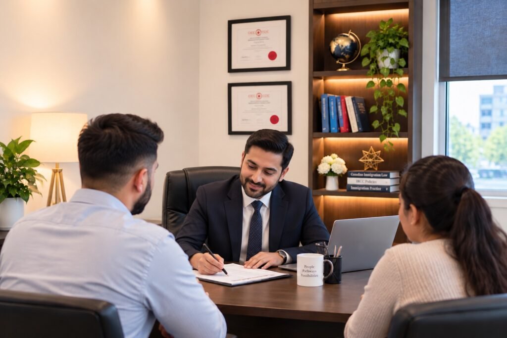 Professional immigration consultation with a regulated Canadian immigration consultant