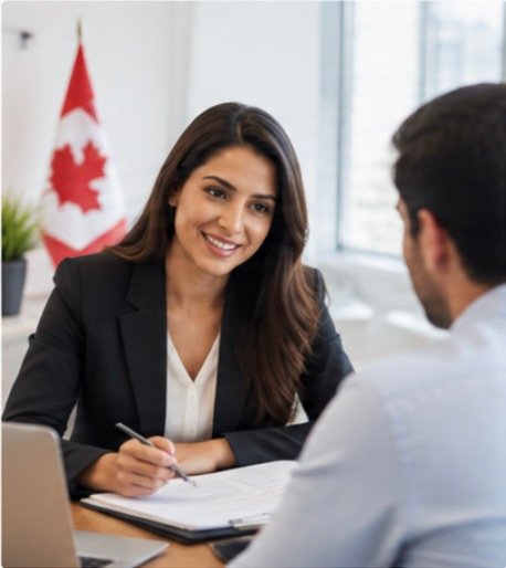Professional representation for a spousal sponsorship application in Canada